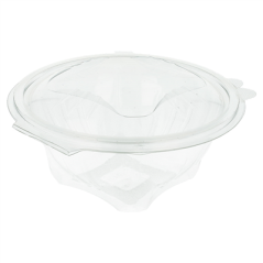 SALADIERS AVEC CHARNIÈRES 750 ML Ø 14,8x9,7 CM TRANSPARENT RPET (400 UNITÉ)