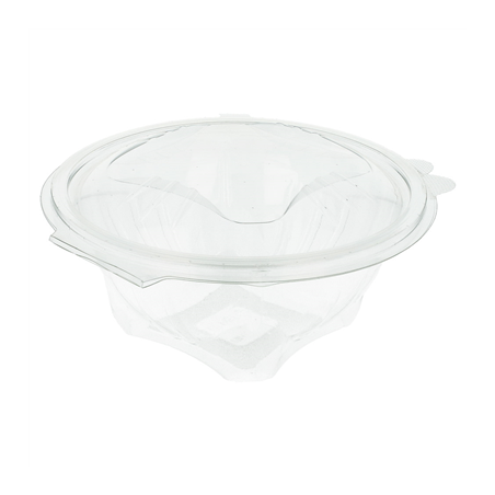 SALADIERS AVEC CHARNIÈRES 750 ML Ø 14,8x9,7 CM TRANSPARENT RPET (400 UNITÉ)