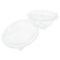 SALADIERS AVEC CHARNIÈRES 750 ML Ø 14,8x9,7 CM TRANSPARENT RPET (400 UNITÉ)