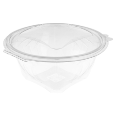 SALADIERS AVEC CHARNIÈRE 1500 ML Ø 18,2x12,1 CM TRANSPARENT RPET (300 UNITÉ)