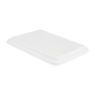 COUVERCLES POUR CODE 194.27 'BIONIC'  23,8x17,5x1,9 cm BLANC BAGASSE (400 UNITÉ)