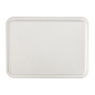COUVERCLES POUR CODE 194.27 'BIONIC'  23,8x17,5x1,9 cm BLANC BAGASSE (400 UNITÉ)