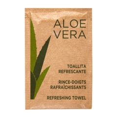 SERVIETTE RAFRAÎCHISSANTE "ALOE VERA" KRAFT