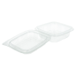 RÉCIPIENTS PÂTISSERIES + COUVERCLE 250 ML 11,3x12x5,5 CM TRANSPARENT RPET (700 UNITÉ)