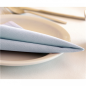 SERVIETTES 'LIKE LINEN' 70 G/M2 40x40 CM TURQUOISE SPUNLACE (600 UNITÉ)