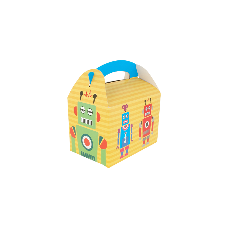 BOÎTES MENU ENFANT "ROBOT"  320 G/M2 15,50x10,50x17,50 CM QUADRICHROMIE CARTON (300 UNITÉ)
