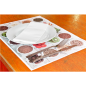 SETS DE TABLE OFFSET 'MADRÁS' 70 G/M2 31x43 CM QUADRICHROMIE PAPIER (2000 UNITÉ)