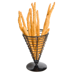 BASKET  Ø 12,8x22,5 CM NOIR ACIER (1 UNITÉ)