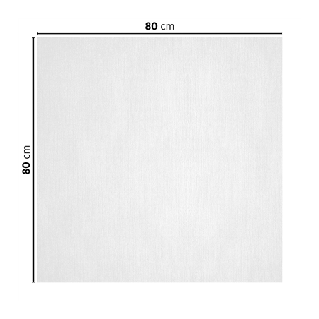 NAPPES PLIAGE M  48 G/M2 80x80 CM BLANC CELLULOSE (200 UNITÉ)