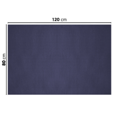 NAPPES PLIAGE M  48 G/M2 80x120 CM BLEU MARINE CELLULOSE (200 UNITÉ)