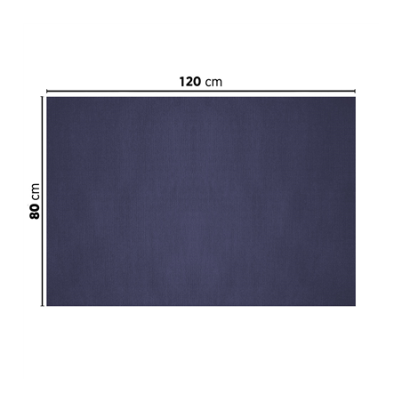 NAPPES PLIAGE M  48 G/M2 80x120 CM BLEU MARINE CELLULOSE (200 UNITÉ)