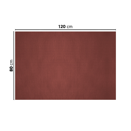NAPPES PLIAGE M  48 G/M2 80x120 CM BORDEAUX CELLULOSE (200 UNITÉ)