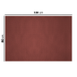 NAPPES PLIAGE M  48 G/M2 80x120 CM BORDEAUX CELLULOSE (200 UNITÉ)