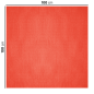 NAPPES PLIAGE M  48 G/M2 100x100 CM ROUGE CELLULOSE (200 UNITÉ)