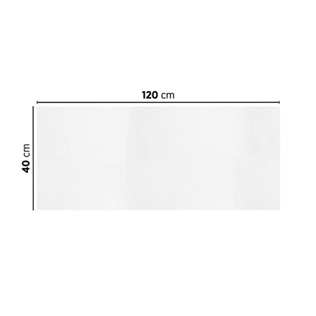 "TÊTE-À-TÊTE" PLIAGE 1/2  55 G/M2 40x120 CM BLANC AIRLAID (400 UNITÉ)