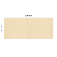 "TÊTE-À-TÊTE" PLIAGE 1/2  55 G/M2 40x120 CM IVOIRE AIRLAID (400 UNITÉ)