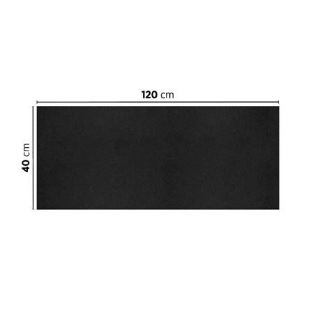 "TÊTE-À-TÊTE" PLIAGE 1/2  55 G/M2 40x120 CM NOIR AIRLAID (400 UNITÉ)