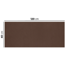 "TÊTE-À-TÊTE" PLIAGE 1/2  55 G/M2 40x120 CM CHOCOLAT AIRLAID (400 UNITÉ)