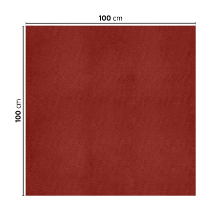 NAPPES PLIAGE Z  55 G/M2 100x100 CM BORDEAUX AIRLAID (200 UNITÉ)