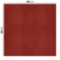 NAPPES PLIAGE Z  55 G/M2 100x100 CM BORDEAUX AIRLAID (200 UNITÉ)