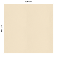 NAPPES PLIAGE M  55 G/M2 120x120 CM IVOIRE AIRLAID (200 UNITÉ)