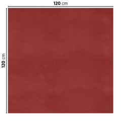 SETS DE TABLE PLIAGE M 'SPUNBOND' 60 G/M2 120x120 CM BORDEAUX PP (200 UNITÉ)