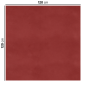 SETS DE TABLE PLIAGE M 'SPUNBOND' 60 G/M2 120x120 CM BORDEAUX PP (200 UNITÉ)