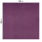 SETS DE TABLE PLIAGE M 'SPUNBOND' 60 G/M2 120x120 CM VIOLET PP (200 UNITÉ)