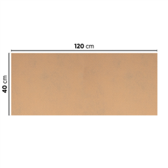 "TÊTE À TÊTE" PLIAGE 1/2 'SPUNBOND' 60 G/M2 40x120 CM SABLE PP (400 UNITÉ)