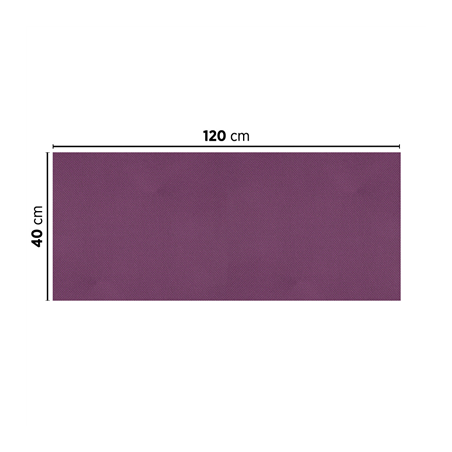 "TÊTE À TÊTE" PLIAGE 1/2 'SPUNBOND' 60 G/M2 40x120 CM VIOLET PP (400 UNITÉ)