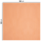 NAPPES PLIAGE M  48 G/M2 120x120 CM SAUMON CELLULOSE (200 UNITÉ)