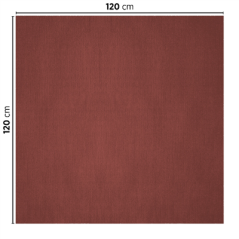 NAPPES PLIAGE M  48 G/M2 120x120 CM BORDEAUX CELLULOSE (200 UNITÉ)