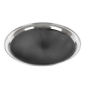 PLATEAUX SERVEUR  Ø 40 CM ARGENTE INOX (10 UNITÉ)