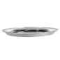 PLATEAUX SERVEUR  Ø 40 CM ARGENTE INOX (10 UNITÉ)