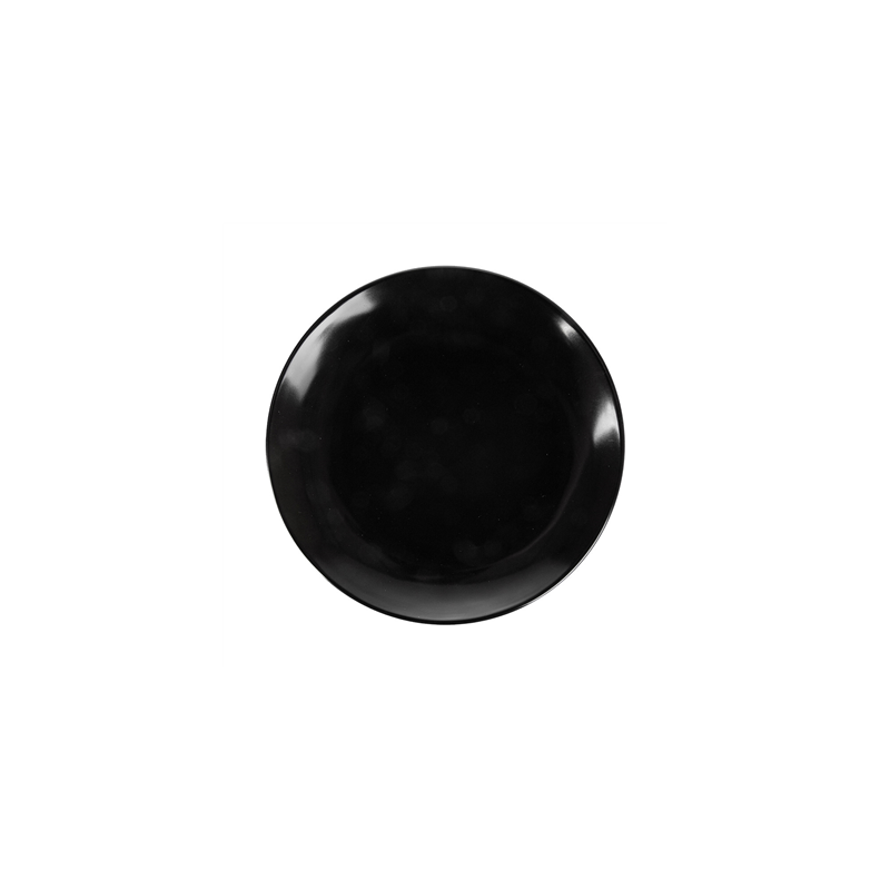ASSIETTES 'ASAMI WARE'  Ø 23 CM NOIR MÉLAMINE (12 UNITÉ)