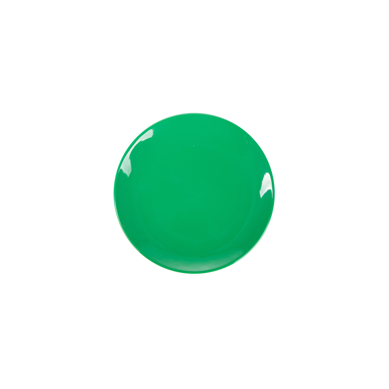 ASSIETTES  Ø 23 CM VERT MÉLAMINE (12 UNITÉ)