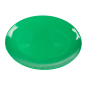 ASSIETTES OVALES  25,5x18 CM VERT MÉLAMINE (15 UNITÉ)