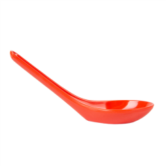CUILLÈRES CHINOISES 'ASAMI WARE'  14x4,2x4,5 CM ROUGE MÉLAMINE (100 UNITÉ)