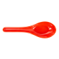 CUILLÈRES CHINOISES 'ASAMI WARE'  14x4,2x4,5 CM ROUGE MÉLAMINE (100 UNITÉ)