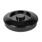 RÉCIPIENTS POUR TORTILLAS 'ASAMI WARE'  Ø 19 CM NOIR MÉLAMINE (1 UNITÉ)
