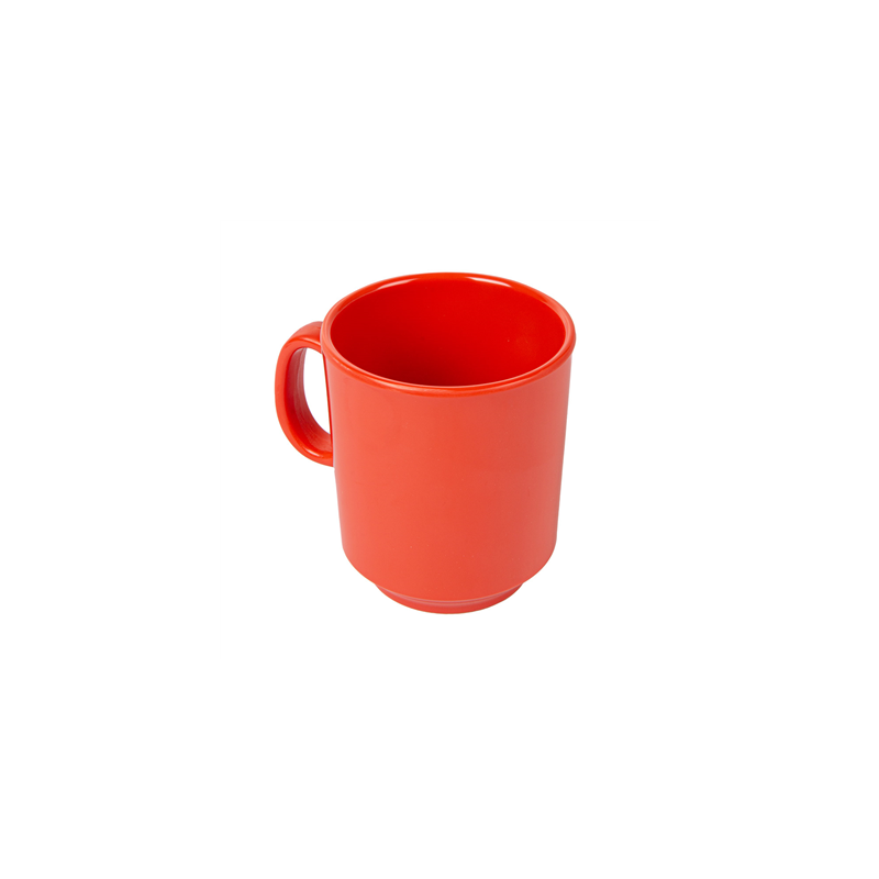 TASSES À CAFÉ 'ASAMI WARE' 240 ML Ø 8x9 CM ROUGE MÉLAMINE (12 UNITÉ)
