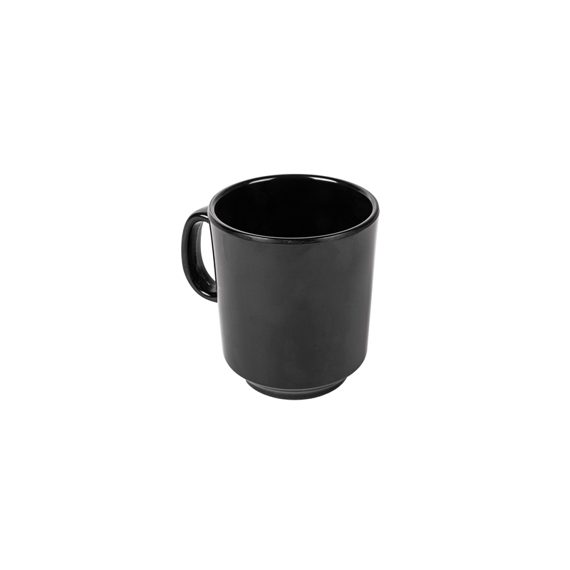 TASSES À CAFÉ 'ASAMI WARE' 240 ML Ø 8x9 CM NOIR MÉLAMINE (12 UNITÉ)