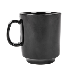 TASSES À CAFÉ 'ASAMI WARE' 240 ML Ø 8x9 CM NOIR MÉLAMINE (12 UNITÉ)