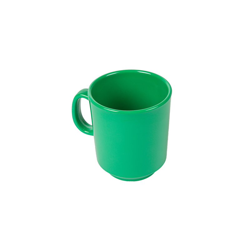 TASSES À CAFÉ 240 ML Ø 8x9 CM VERT MÉLAMINE (12 UNITÉ)