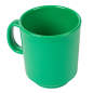 TASSES À CAFÉ 240 ML Ø 8x9 CM VERT MÉLAMINE (12 UNITÉ)