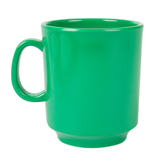 TASSES À CAFÉ 240 ML Ø 8x9 CM VERT MÉLAMINE (12 UNITÉ)