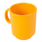 TASSES À CAFÉ 240 ML Ø 8x9 CM JAUNE MÉLAMINE (12 UNITÉ)