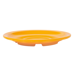 SOUCOUPES CAFÉ  Ø 13,8 CM JAUNE MÉLAMINE (12 UNITÉ)