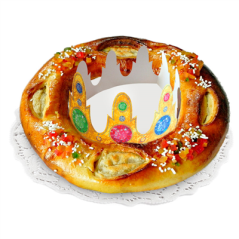 COURONNE DES ROIS MAGES  275 G/M2 8x59 CM QUADRICHROMIE CARTON (100 UNITÉ)