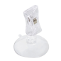 PINCES AVEC VENTOUSE  Ø 4,7x6 CM TRANSPARENT PS (10 UNITÉ)